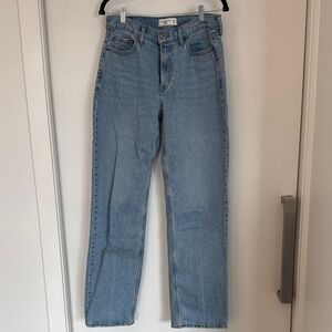 Abercrombie & Fitch Light Blue Baggy Jeans